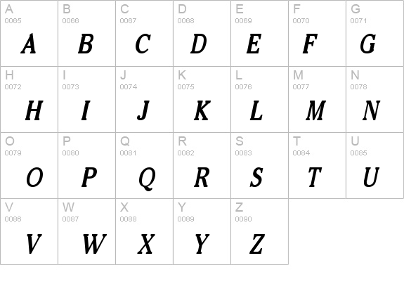 Chelsey-Condensed Bold Italic details - Free Fonts at FontZone.net