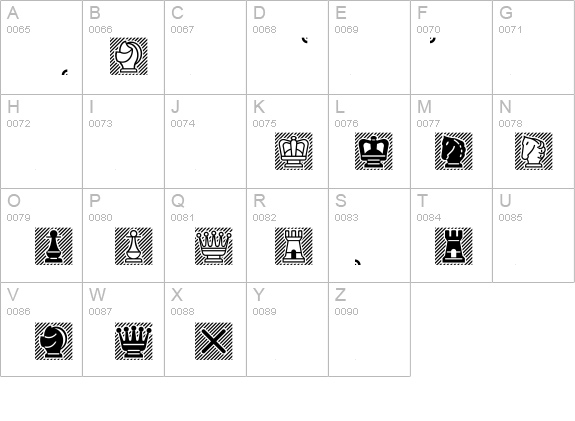 Chess Mediaeval details - Free Fonts at FontZone.net