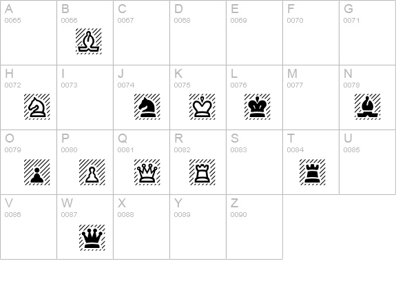 Chess Regular details - Free Fonts at FontZone.net