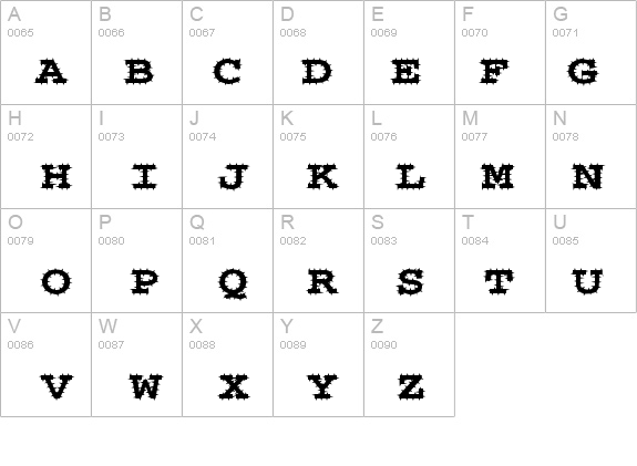 Chisel-Spiked-Extended Normal details - Free Fonts at FontZone.net