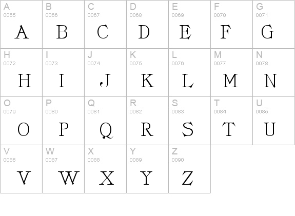 Classica-Roman Regular details - Free Fonts at FontZone.net