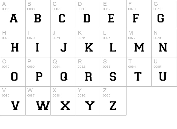 Collegiate-Insi details - Free Fonts at FontZone.net