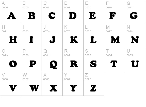 Cooper Black Headline BT details - Free Fonts at FontZone.net