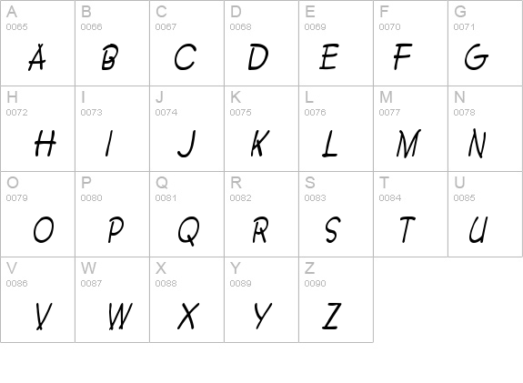 Crayon-Condensed Italic details - Free Fonts at FontZone.net