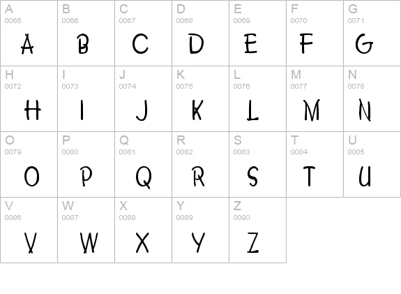 Crayon-Condensed Normal details - Free Fonts at FontZone.net