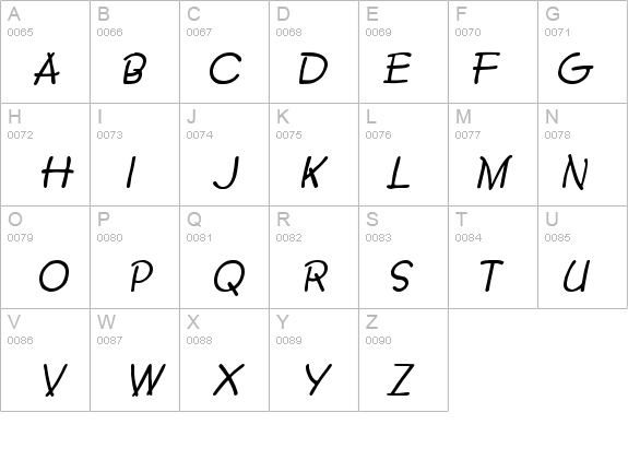 Crayon Italic details - Free Fonts at FontZone.net