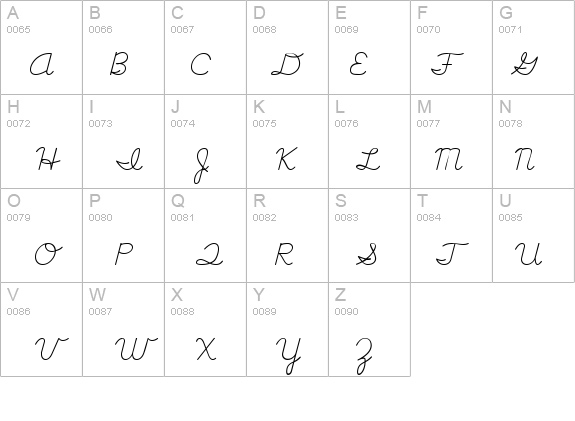 Cursive Handwriting Tryout details - Free Fonts at FontZone.net