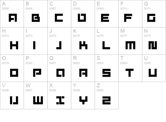 D3 Mouldism Alphabet details - Free Fonts at FontZone.net