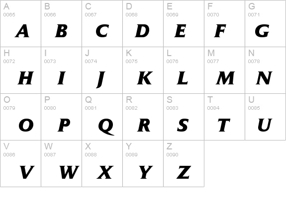 DailyNewsBQ-ExtraBoldItalic details - Free Fonts at FontZone.net