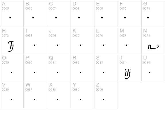 DanielaAlternates Regular details - Free Fonts at FontZone.net