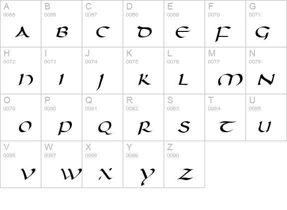 Darwycke Regular details - Free Fonts at FontZone.net