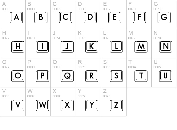 DavysKeyCaps details - Free Fonts at FontZone.net