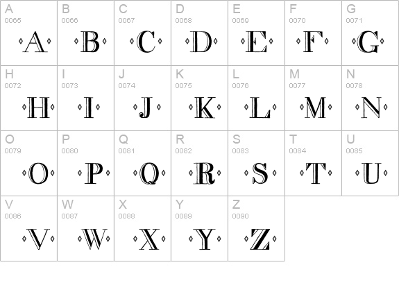 decadence details - Free Fonts at FontZone.net