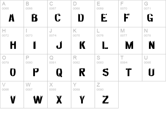 Decaying Alternate details - Free Fonts at FontZone.net