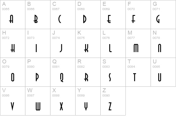 DecoTech TL details - Free Fonts at FontZone.net