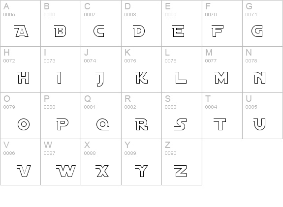 Distant Galaxy AltOutline details - Free Fonts at FontZone.net