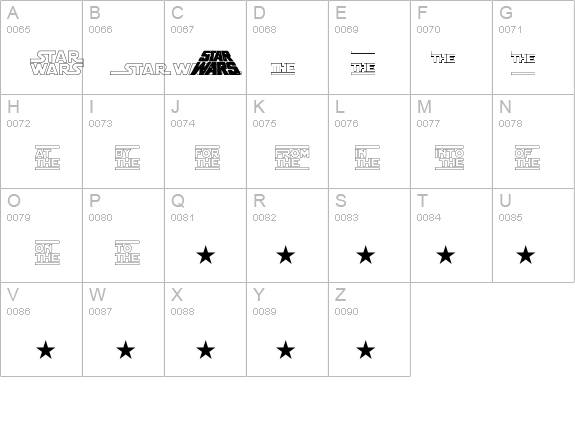 Distant Galaxy Symbols details - Free Fonts at FontZone.net