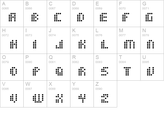 Dot Short of a Matrix details - Free Fonts at FontZone.net