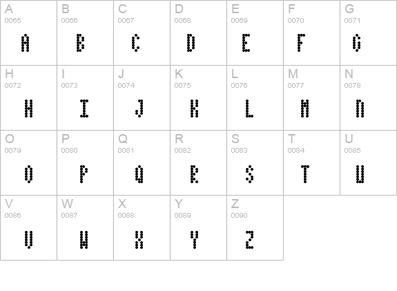 Dotimatrix 3 details - Free Fonts at FontZone.net