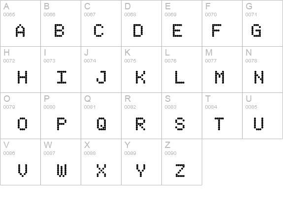 Dotimatrix 5 details - Free Fonts at FontZone.net