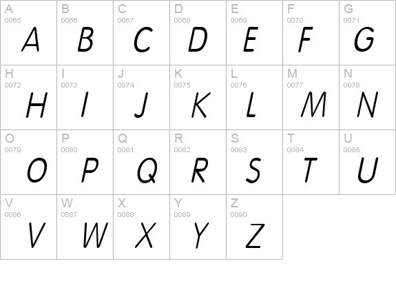 Dreamspeak Italic details - Free Fonts at FontZone.net