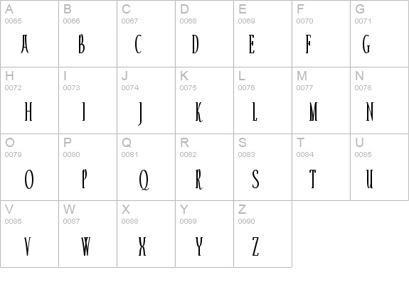 Echelon Condensed details - Free Fonts at FontZone.net