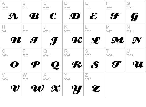 EclatICGRegular details - Free Fonts at FontZone.net
