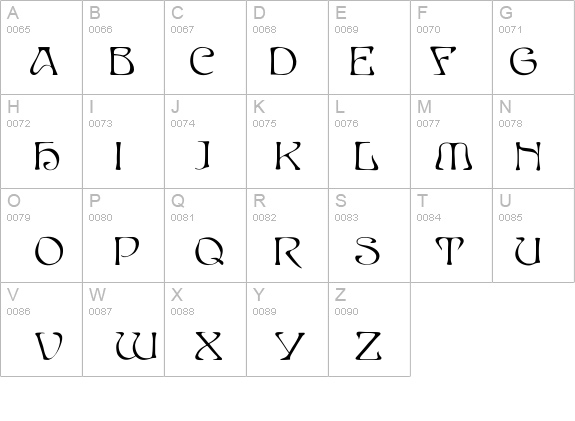 EddaCaps details - Free Fonts at FontZone.net