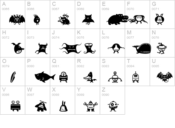 Eekers details - Free Fonts at FontZone.net