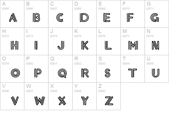 Eklektic details - Free Fonts at FontZone.net