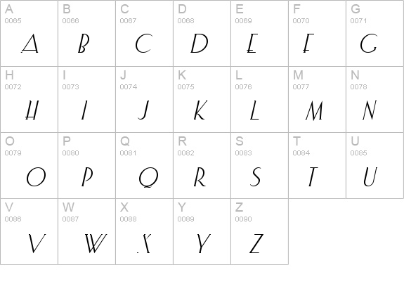Elisia Italic details - Free Fonts at FontZone.net
