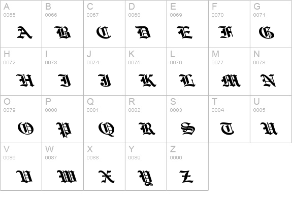 English Towne Normal Lefty Wide details - Free Fonts at FontZone.net
