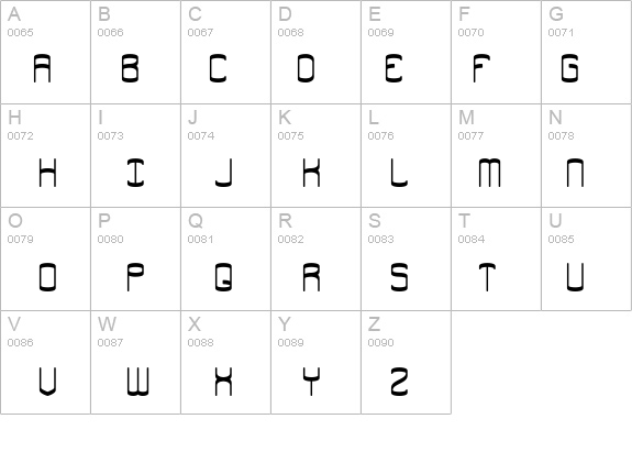 Enthuse Solid BRK details - Free Fonts at FontZone.net