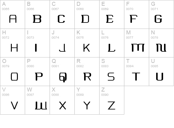 Erinal Wide details - Free Fonts at FontZone.net