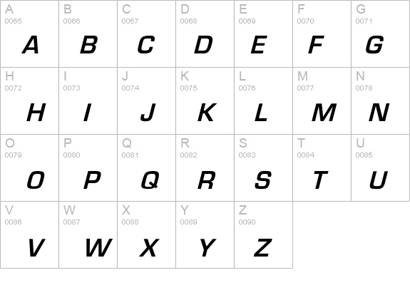 EurostileObl-Bold details - Free Fonts at FontZone.net