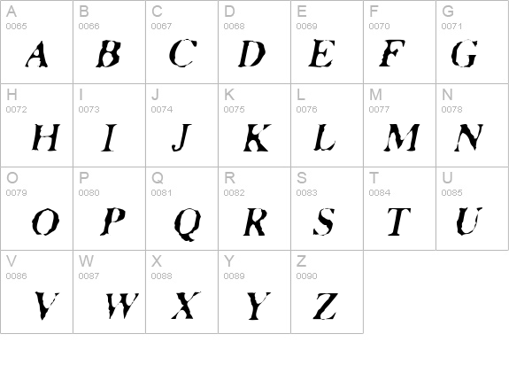 FacsimiledItalic details - Free Fonts at FontZone.net