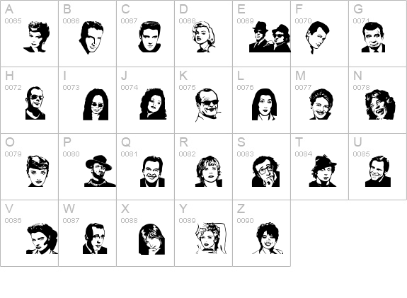 FamousFolksRegular details - Free Fonts at FontZone.net
