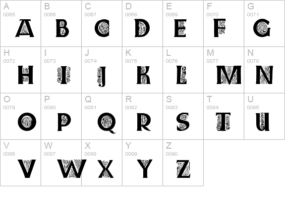 Farnoe Initials details - Free Fonts at FontZone.net