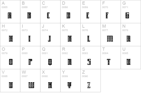 Farrier ICG Shaded details - Free Fonts at FontZone.net