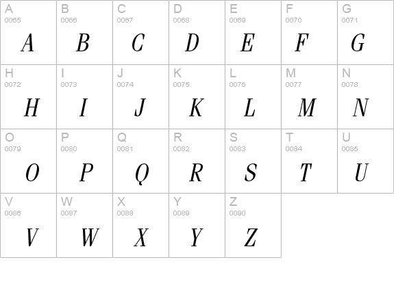 Feline-Condensed Italic details - Free Fonts at FontZone.net