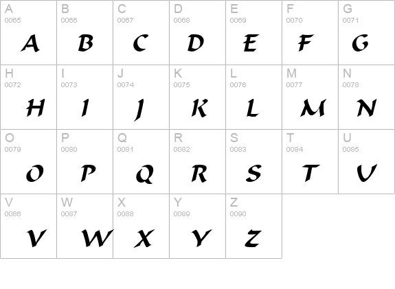 FlatBrush-Extended Italic details - Free Fonts at FontZone.net