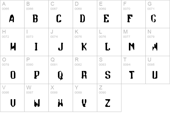 Flottig details - Free Fonts at FontZone.net