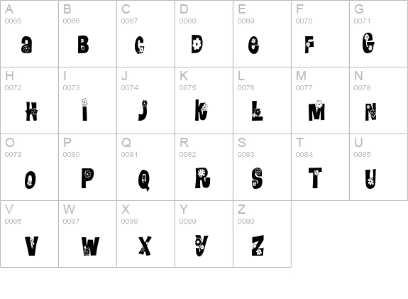 FlowerPowerCondensed Normal details - Free Fonts at FontZone.net