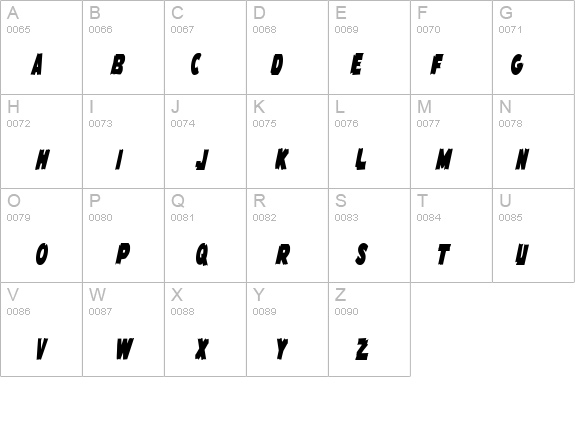 Flying Leatherneck Condensed details - Free Fonts at FontZone.net