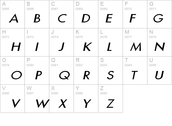 Fusi-Extended Italic details - Free Fonts at FontZone.net