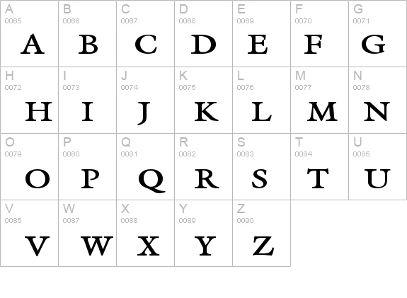 Galant Wide Bold details - Free Fonts at FontZone.net