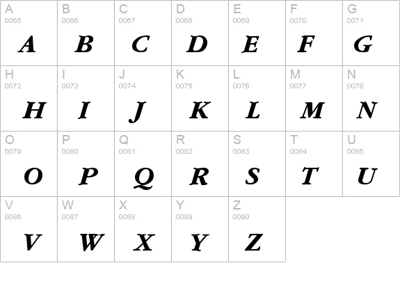 Garnet Bold Italic details - Free Fonts at FontZone.net