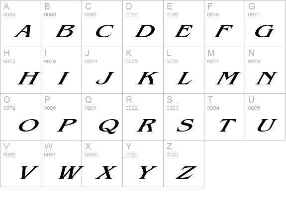 GazetteExtended Italic details - Free Fonts at FontZone.net