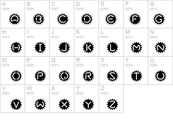 GearBox details - Free Fonts at FontZone.net
