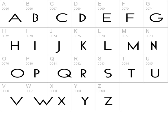 GeoPlain Ex details - Free Fonts at FontZone.net